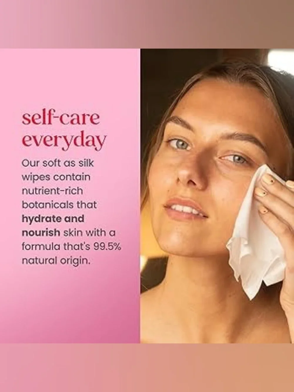 🍒 5/$20 Burt's Bees 3in1 Makeup Remover Wipes Micellar Rose Water 30ct Natural